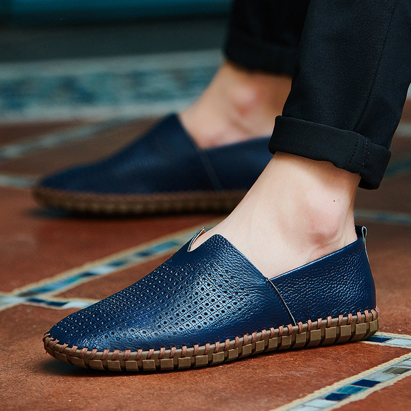 Chaussures orthopédiques en cuir véritable pour hommes, pour rester debout toute la journée sans douleur