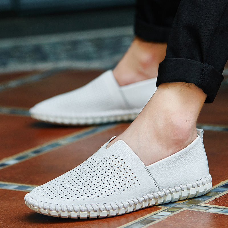 Chaussures orthopédiques en cuir véritable pour hommes, pour rester debout toute la journée sans douleur