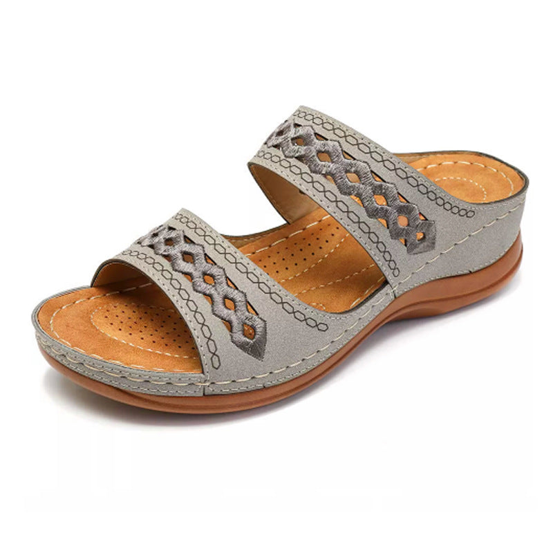 Chaussons Confortables Femme avec Semelle Souple Légère Antidérapante