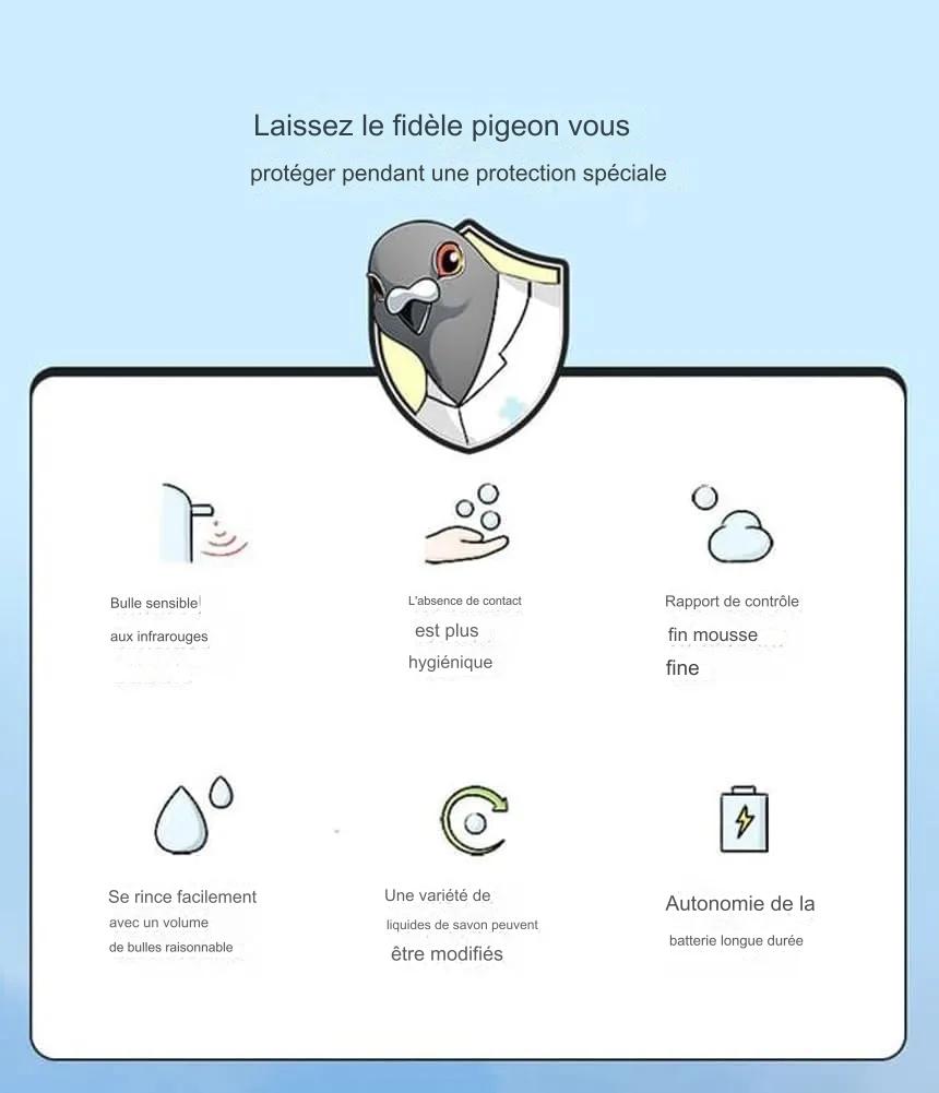 Distributeur de savon moussant Pigeon Pals