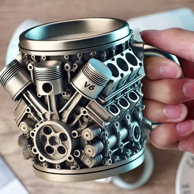Botma Mug V-MAXX – Un Hommage au Moteur Légendaire 🚗 Le Cadeau Parfait Pour les Passionnés d’Automobile)