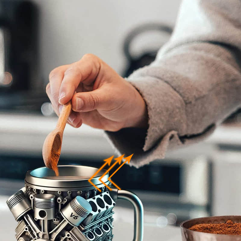 Botma Mug V-MAXX – Un Hommage au Moteur Légendaire 🚗 Le Cadeau Parfait Pour les Passionnés d’Automobile)