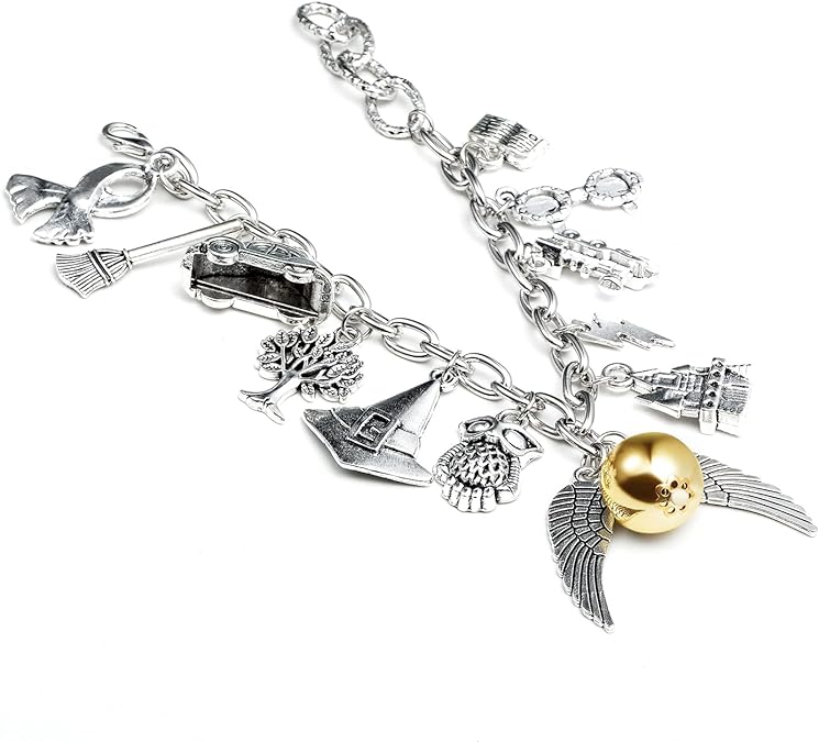 Bracelets à Breloques Ajustable sur Thème de Sorcellerie