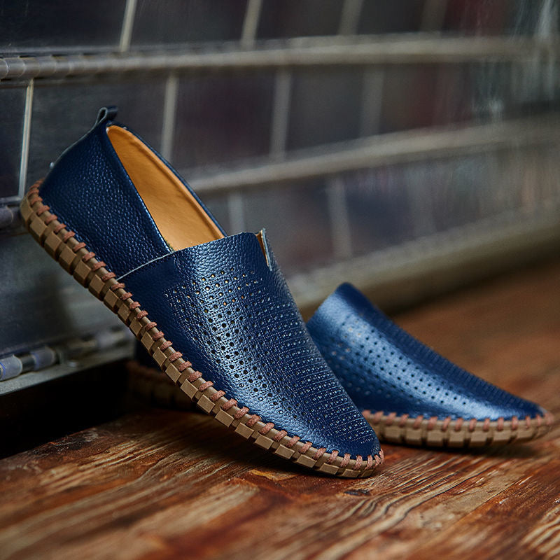 Chaussures orthopédiques en cuir véritable pour hommes, pour rester debout toute la journée sans douleur