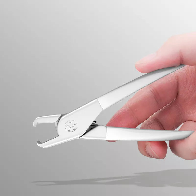 🏥 Coupe-ongles à long manche avec protection anti-éclaboussures, idéal pour les soins médicaux des seniors