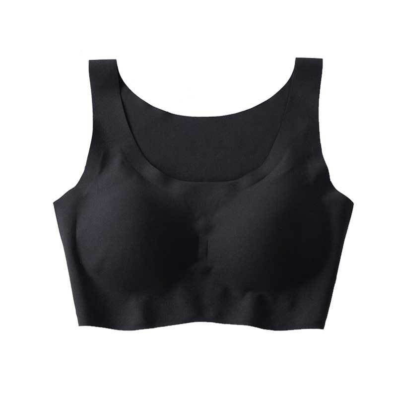 Soutien-gorge push-up sans couture en soie de glace pour femmes sans armature BH31