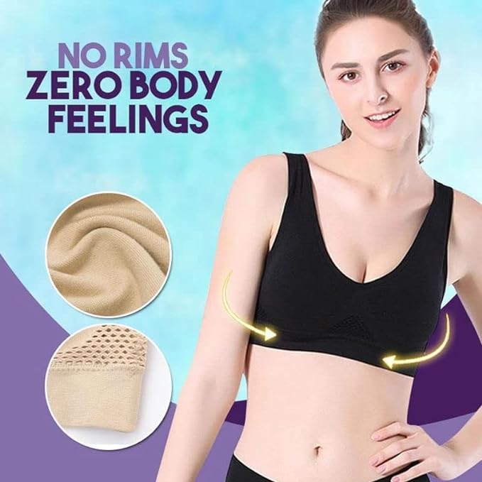 🔥Soldes estivales chaudes🔥 Soutien à 360°, soutien-gorge de sport respirant sans fil et correcteur de posture (BH35)