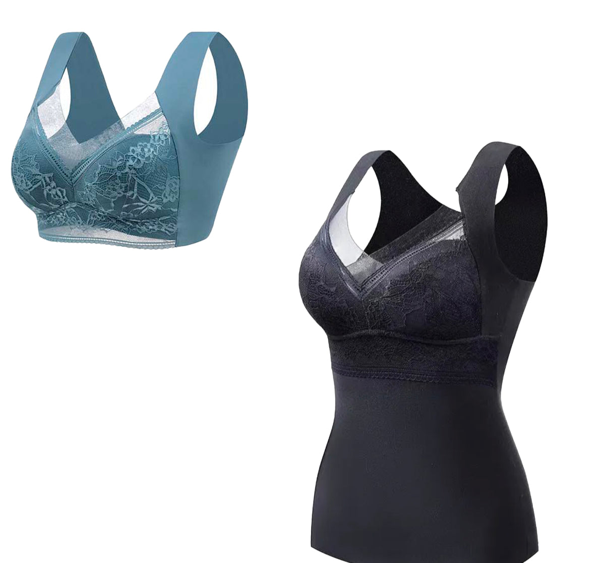 🔥Meilleure Vente 2024 Achetez-en un, Obtenez-en un Gratuit ! 🔥 Nouveau Soutien-Gorge de Hiver en Dentelle sans Armature et Respirant (BH34)