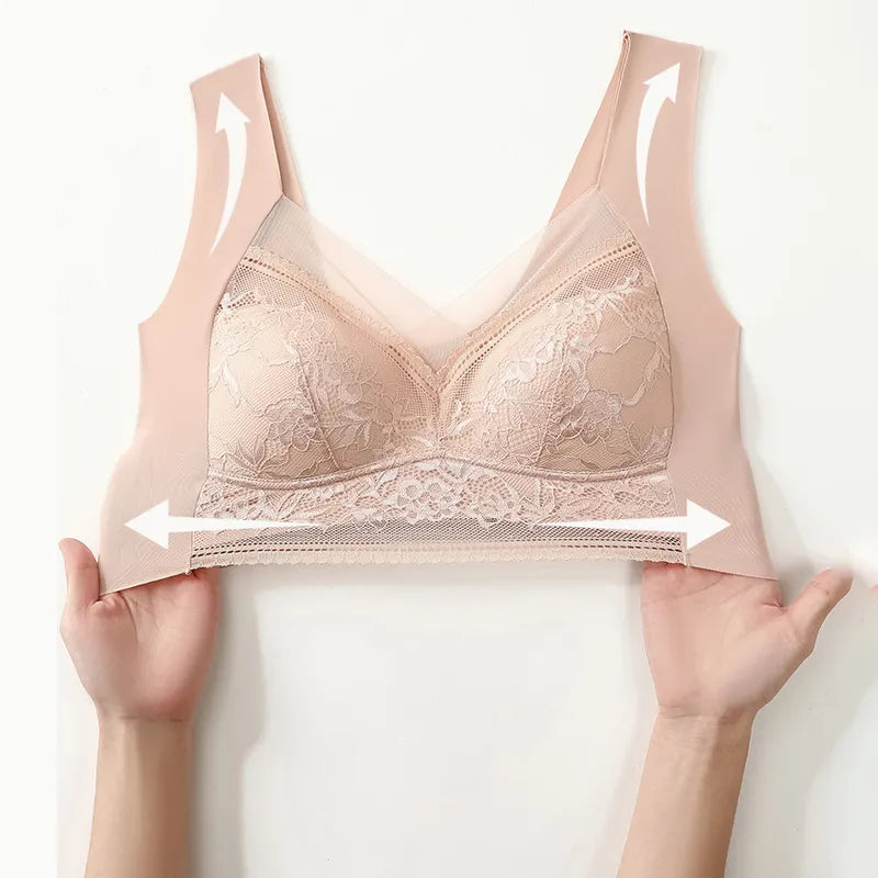 🔥Meilleure Vente 2024 Achetez-en un, Obtenez-en un Gratuit ! 🔥 Nouveau Soutien-Gorge de Hiver en Dentelle sans Armature et Respirant (BH34)