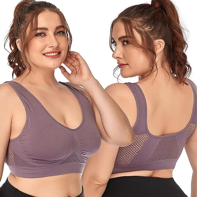 🔥Soldes estivales chaudes🔥 Soutien à 360°, soutien-gorge de sport respirant sans fil et correcteur de posture (BH35)