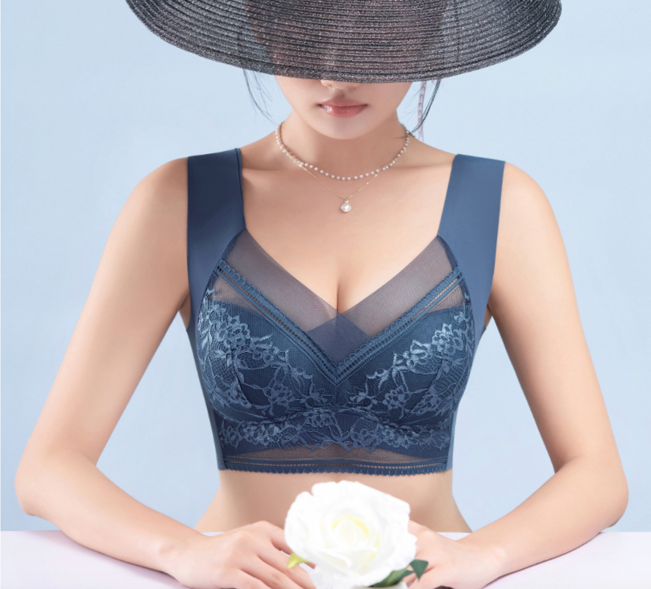 🔥Meilleure Vente 2024 Achetez-en un, Obtenez-en un Gratuit ! 🔥 Nouveau Soutien-Gorge de Hiver en Dentelle sans Armature et Respirant (BH34)