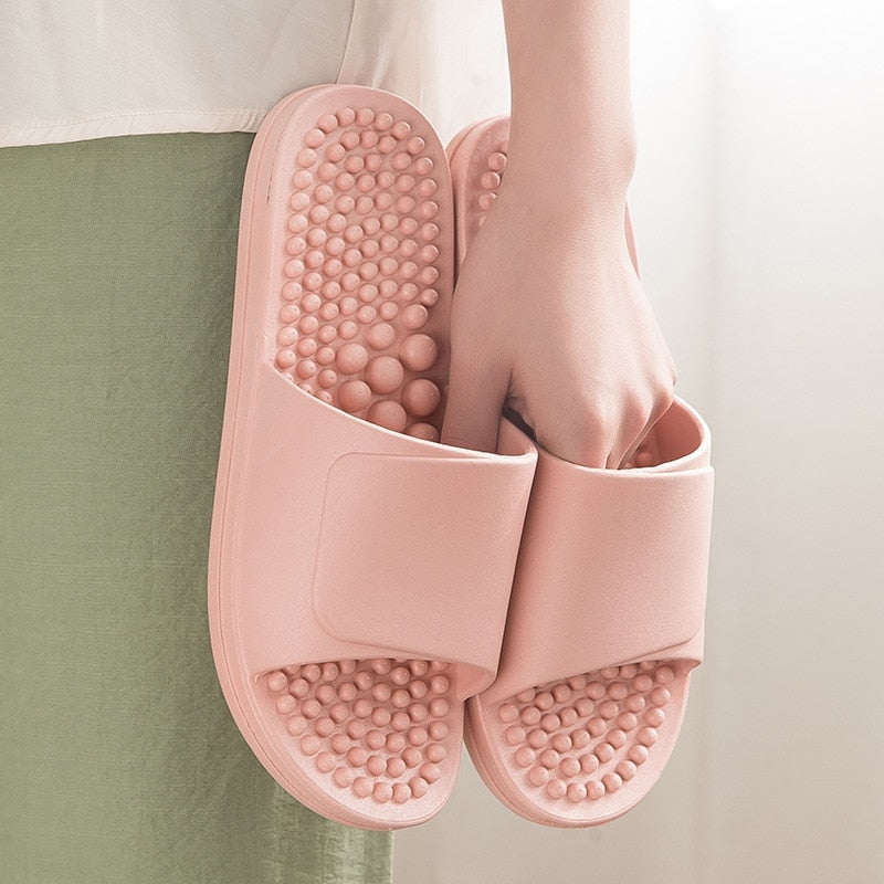 Chaussons de massage antidérapants pour salle de bain intérieure