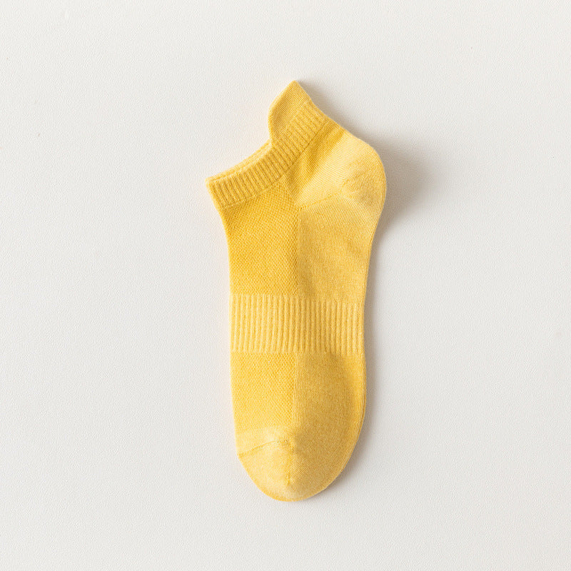 Chaussettes d'été respirantes en coton pur pour femmes