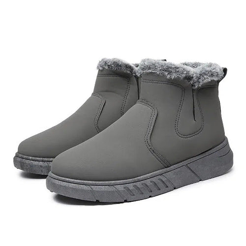 Bottes de neige chaudes courtes d'hiver de style simple pour hommes W095
