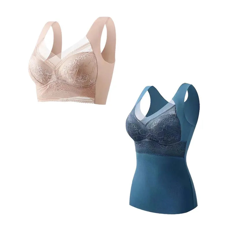 🔥Meilleure Vente 2024 Achetez-en un, Obtenez-en un Gratuit ! 🔥 Nouveau Soutien-Gorge de Hiver en Dentelle sans Armature et Respirant (BH34)