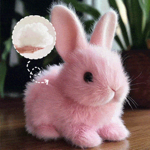 Botma Jouet en peluche de simulation pour enfants BunnyBuddy