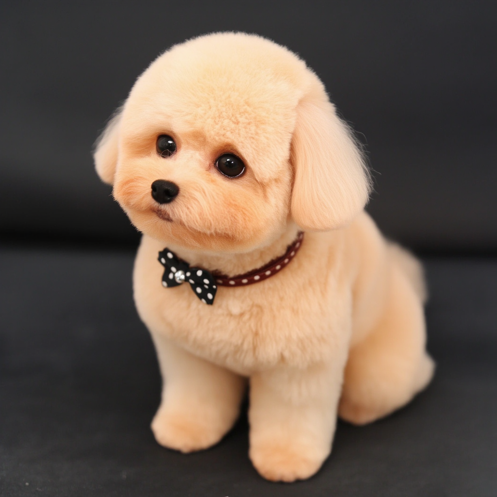 Botma Chien En Peluche à Poil Court, Compagnon Pour Enfants