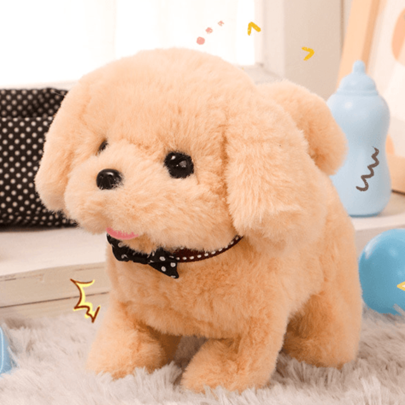 Botma Chien En Peluche à Poil Court, Compagnon Pour Enfants