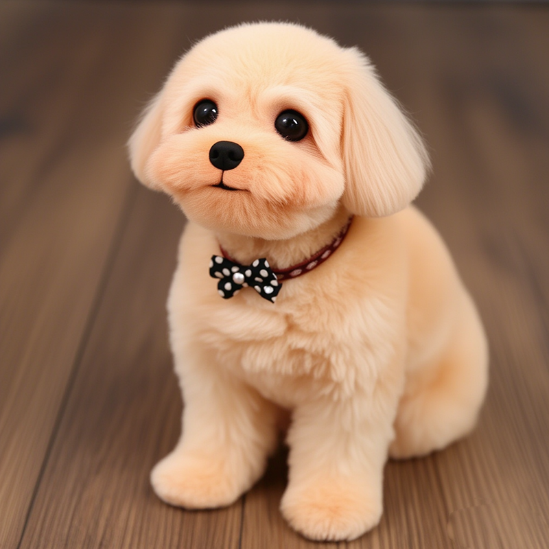 Botma Chien En Peluche à Poil Court, Compagnon Pour Enfants