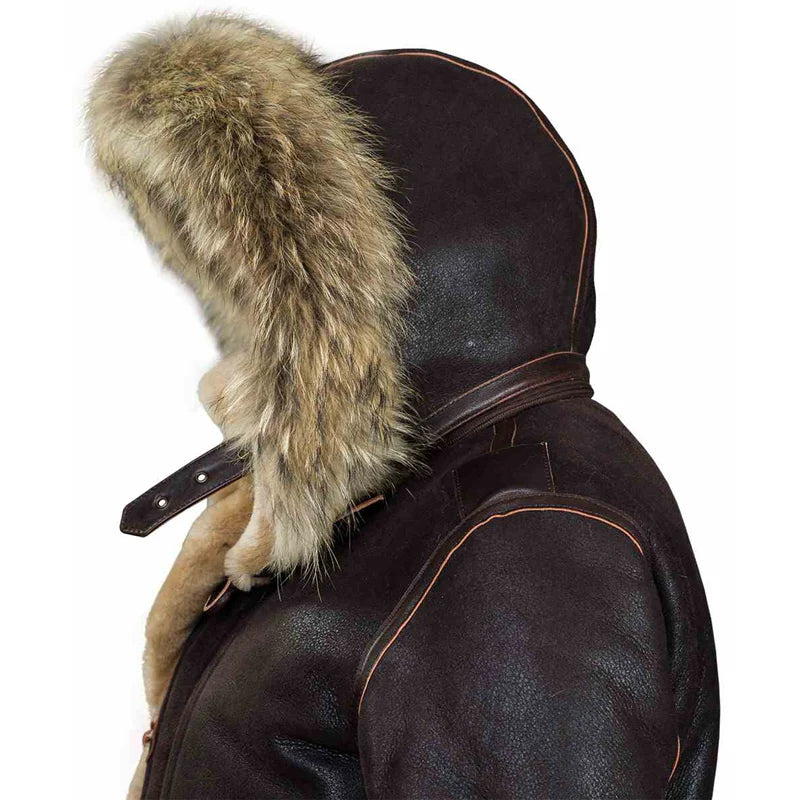 Botma Manteau pour Homme en Peau de Mouton Arctic
