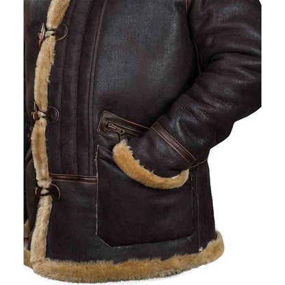 Botma Manteau pour Homme en Peau de Mouton Arctic