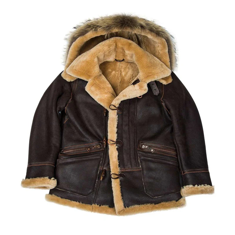 Botma Manteau pour Homme en Peau de Mouton Arctic