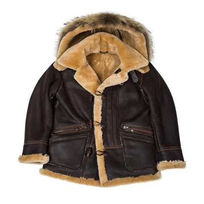 Botma Manteau pour Homme en Peau de Mouton Arctic