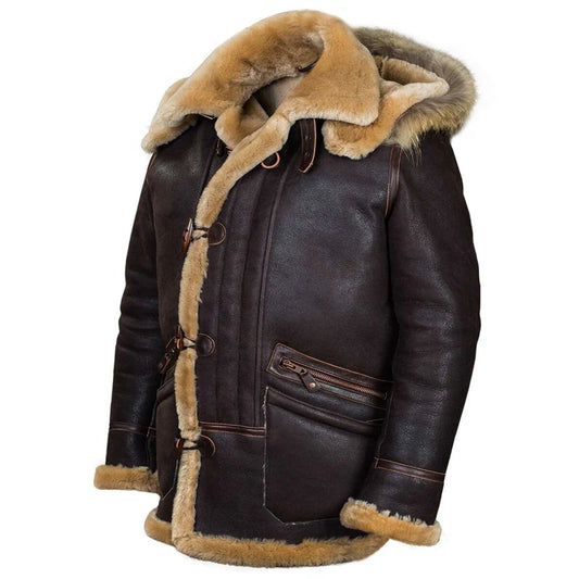 Botma Manteau pour Homme en Peau de Mouton Arctic