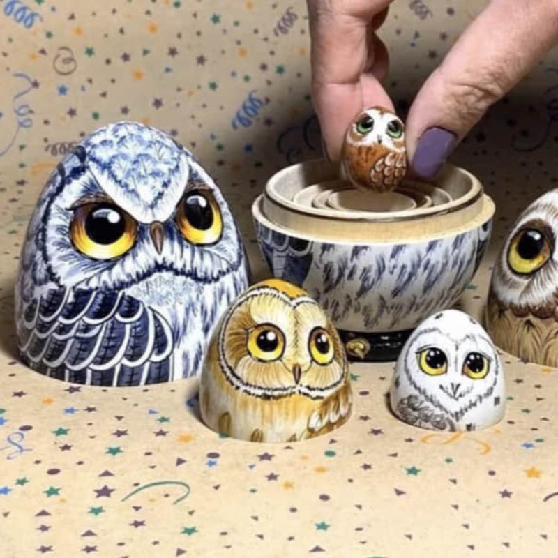 (Réservé aux clients par e-mail) Botma OwlStack Poupées Gigognes