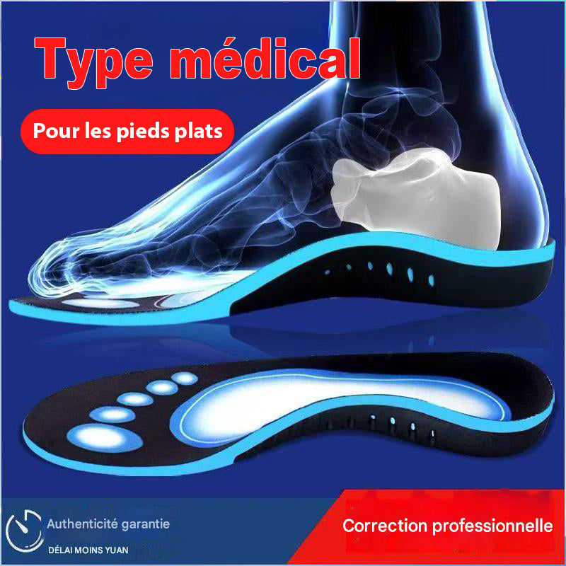 Semelle de correction du pied plat avec support de la voûte plantaire
