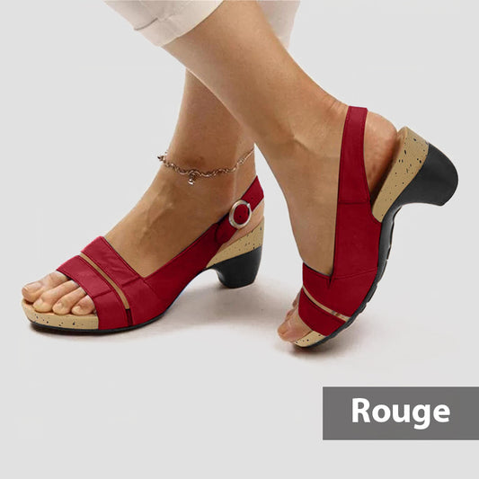 Botma Sandales d'été à bout Ouvert Pour Femme aqy
