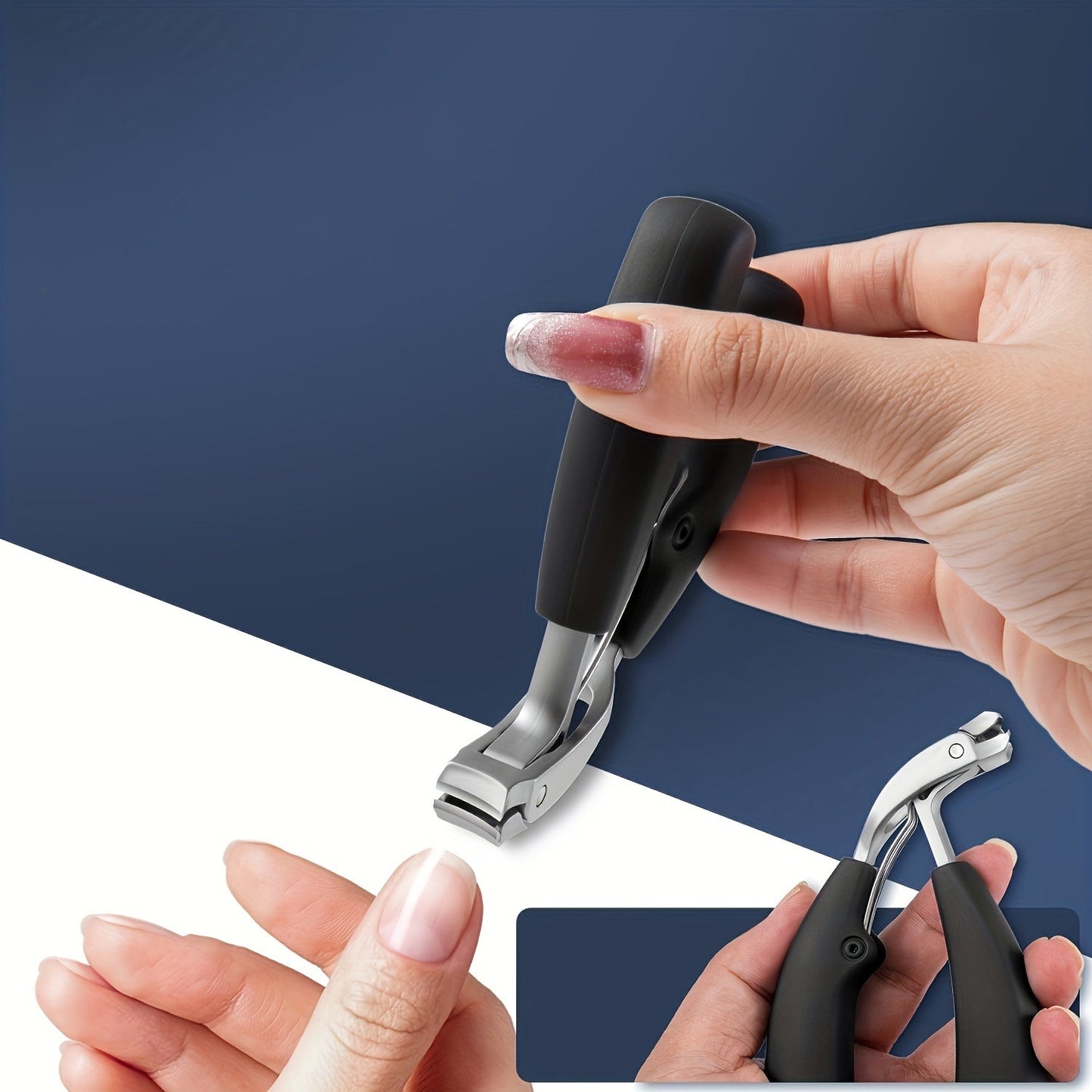 (Réservé aux clients par e-mail) Botma Coupe-Ongles Tranchant En Acier Inoxydable Conçu Pour Les Ongles Épais