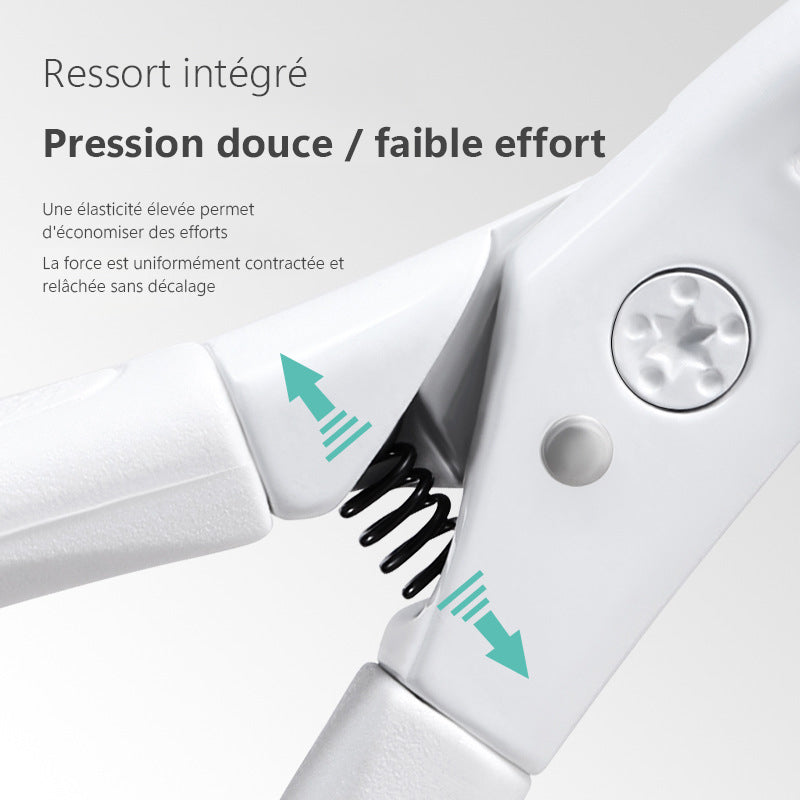 🏥 Coupe-ongles à long manche avec protection anti-éclaboussures, idéal pour les soins médicaux des seniors