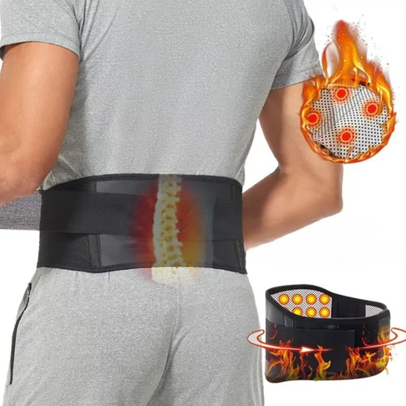 Ceinture chauffante magnétique pour soulager les douleurs lombaires