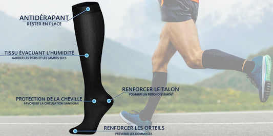 Chaussettes de compression médicales