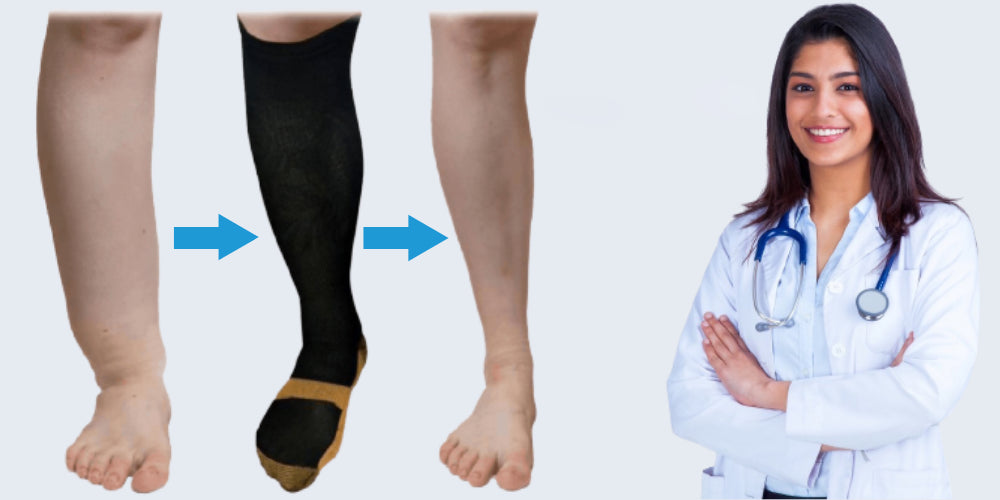 Chaussettes de compression médicales
