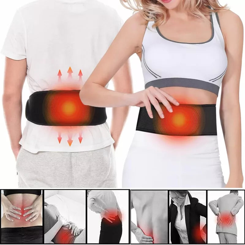 Ceinture chauffante magnétique pour soulager les douleurs lombaires