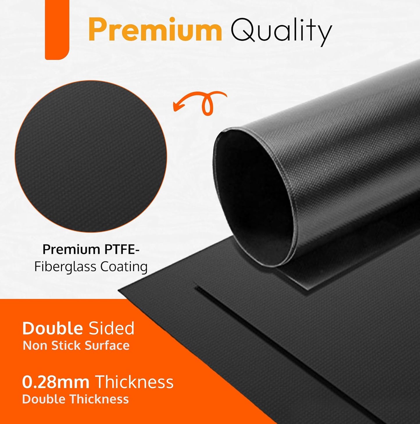 2 PCS Tapis de Revêtements de Four en Téflon Tapis pour BBQ Epais et Résistants sans BPA ni PFOA pour Fond des Fours Electriques, des Fours à Gaz, des Micro-Ondes et des Grils à Charbon de Bois ou à Gaz