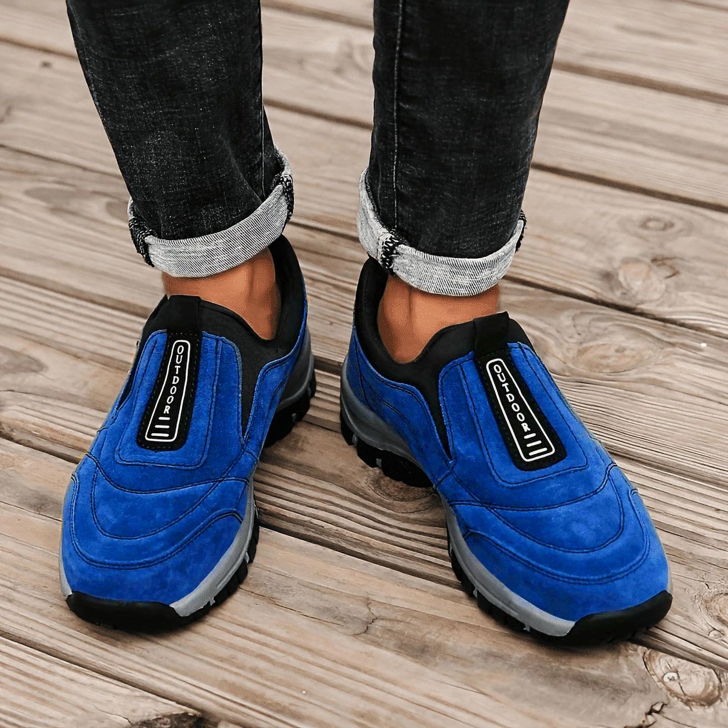 Chaussures orthopédiques pour hommes imperméables et confortables pour la marche et la randonnée