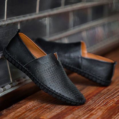Chaussures orthopédiques en cuir véritable pour hommes, pour rester debout toute la journée sans douleur