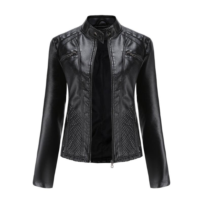 2024 Veste Coupe-Vent en PU pour Femmes