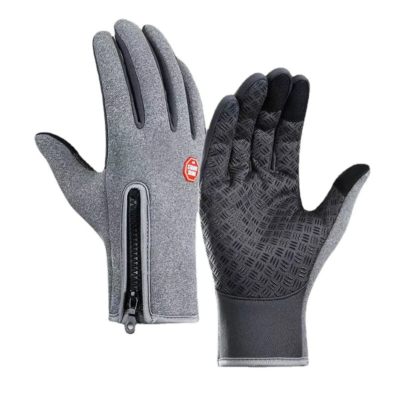 Botma Gants d'extérieur pour l'alpinisme, le ski, le cyclisme avec fermeture éclair