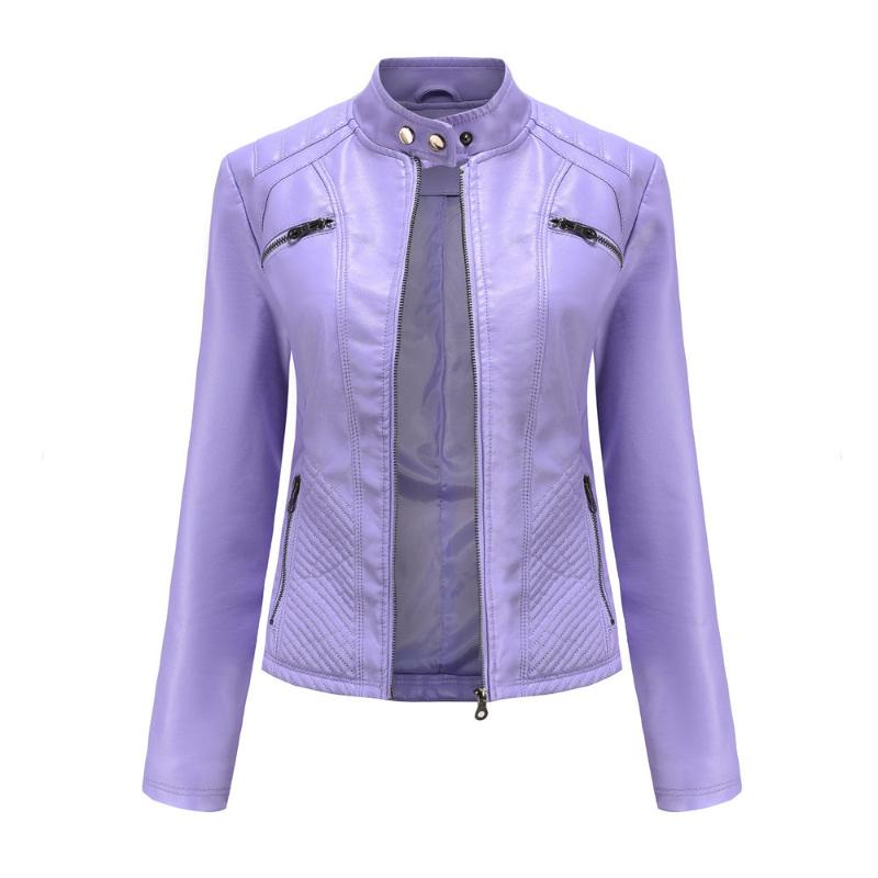 2024 Veste Coupe-Vent en PU pour Femmes