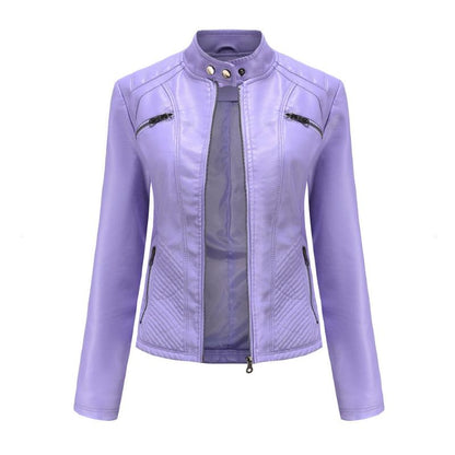 2024 Veste Coupe-Vent en PU pour Femmes
