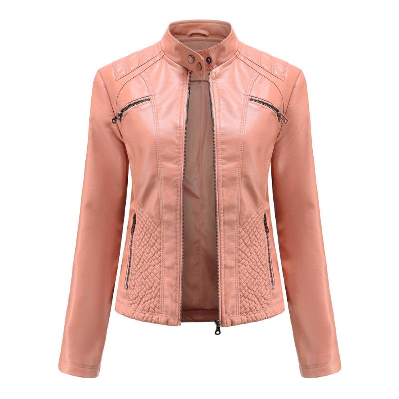 2024 Veste Coupe-Vent en PU pour Femmes