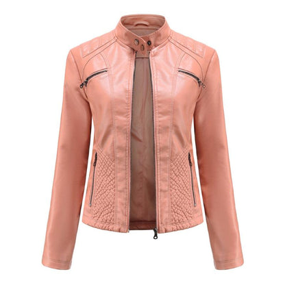 2024 Veste Coupe-Vent en PU pour Femmes