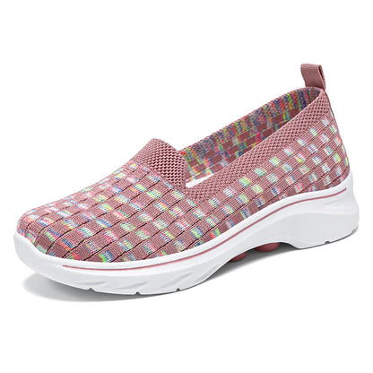 Baskets Plates en Tricot