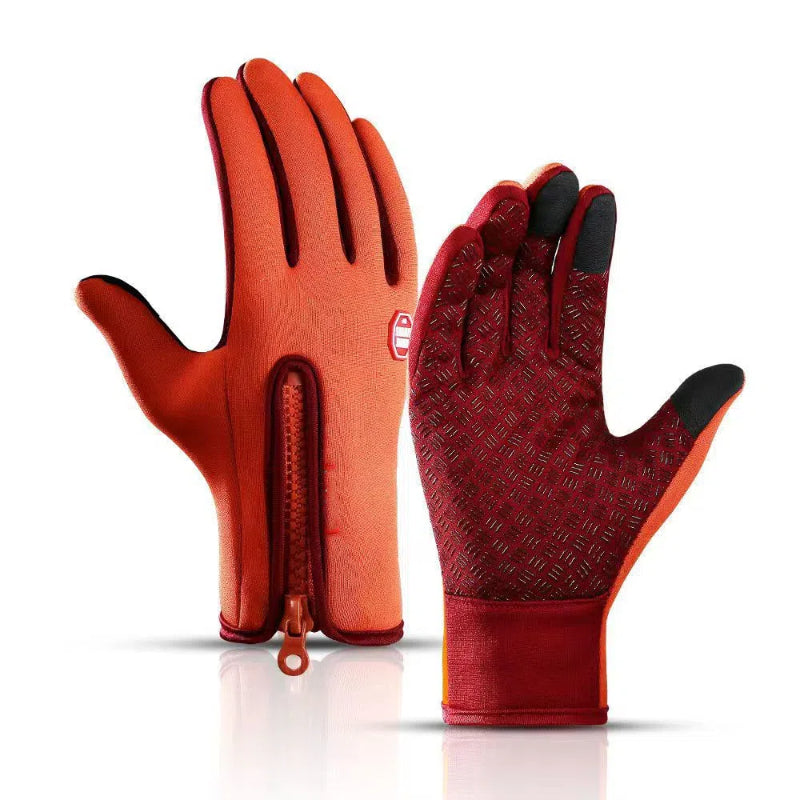 Botma Gants d'extérieur pour l'alpinisme, le ski, le cyclisme avec fermeture éclair