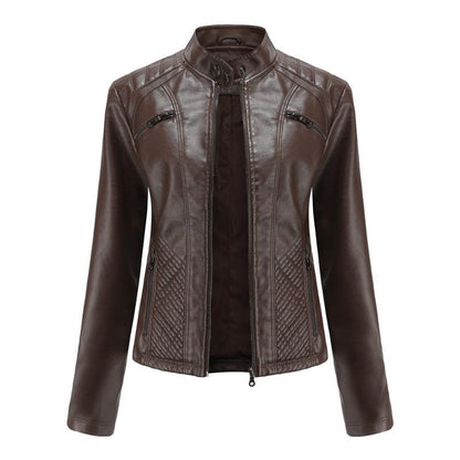 2024 Veste Coupe-Vent en PU pour Femmes