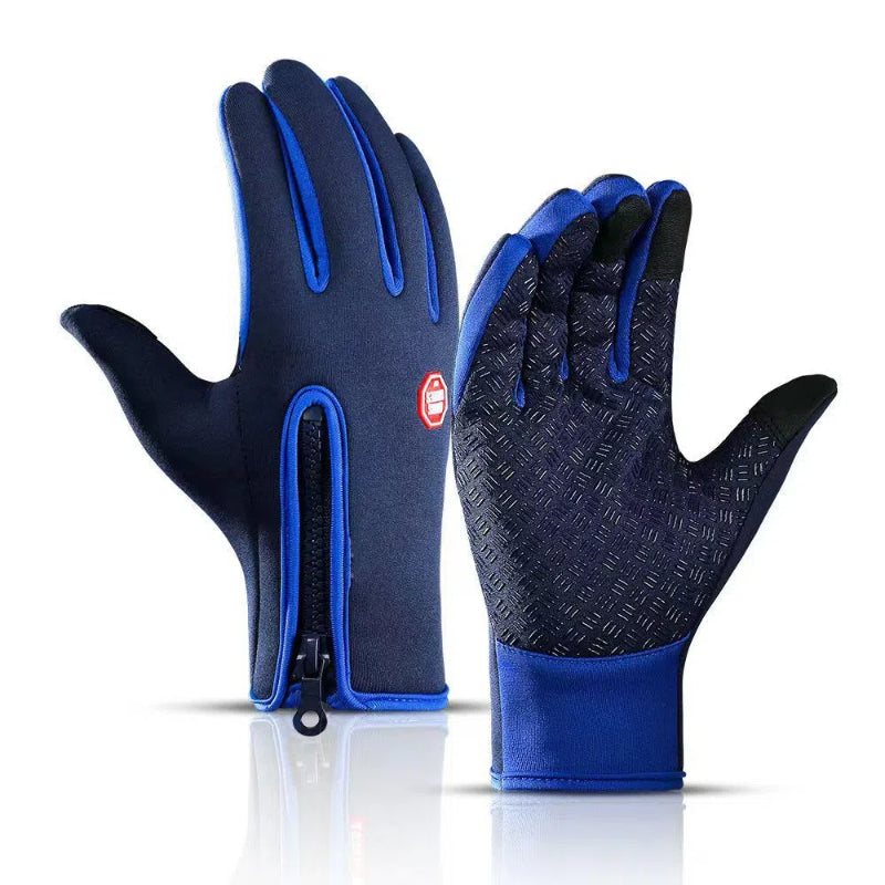 Botma Gants d'extérieur pour l'alpinisme, le ski, le cyclisme avec fermeture éclair